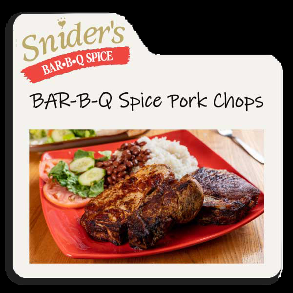 Sniders BBQ Spice Pork Chop Recipe